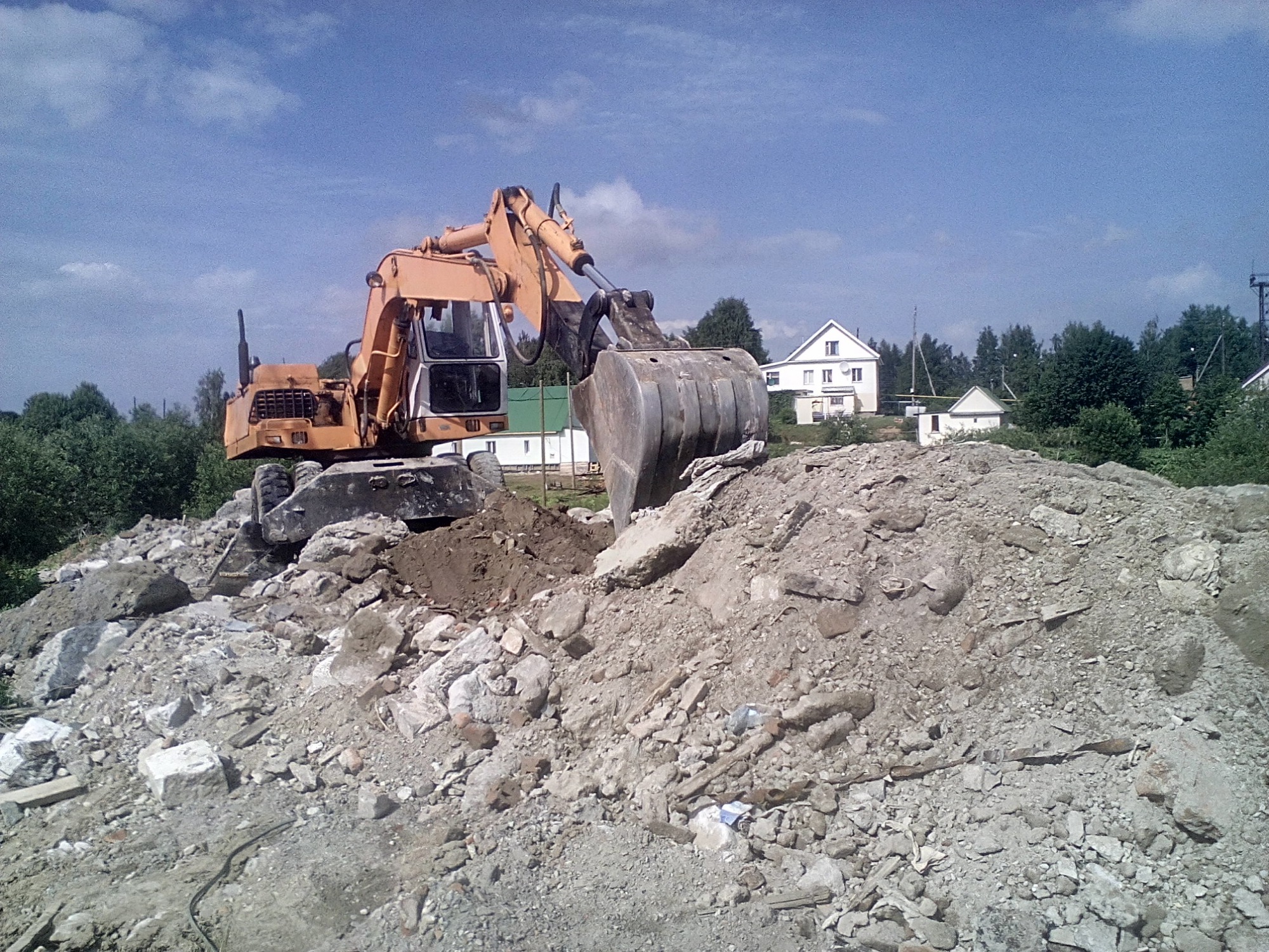 Отсыпка и обустройство пожарного водоема