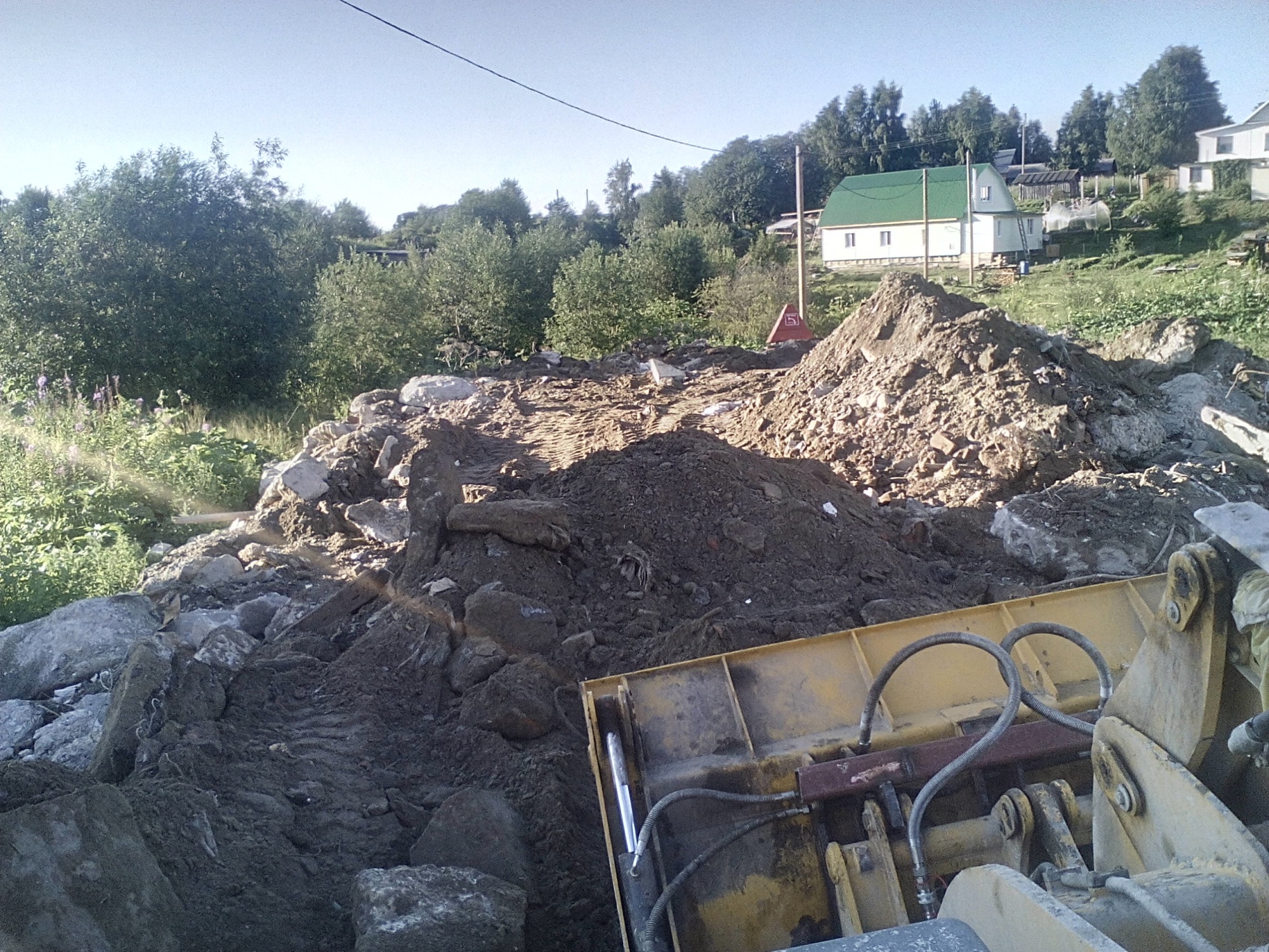Отсыпка и обустройство пожарного водоема