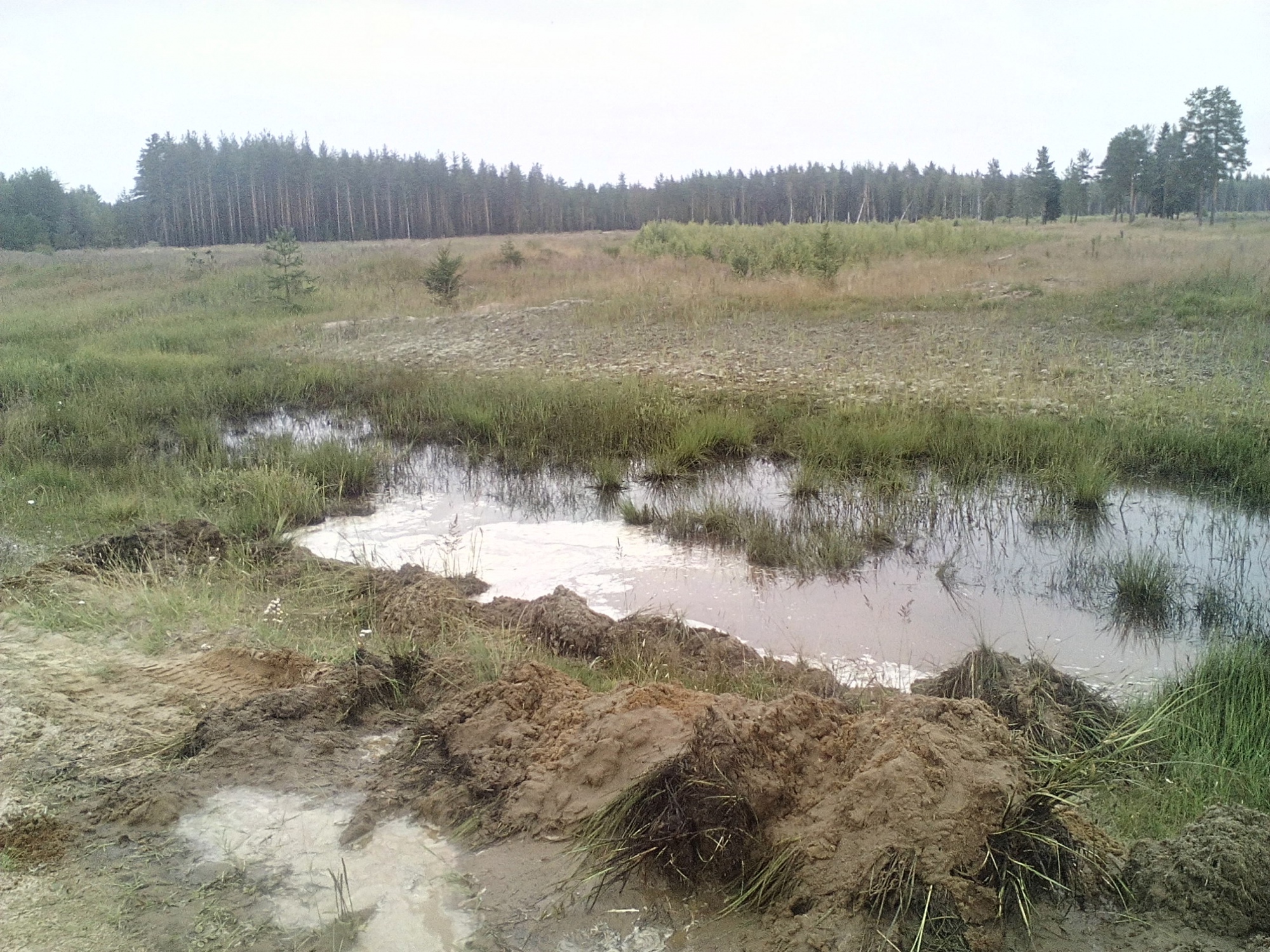 Прокладка водопропускной трубы